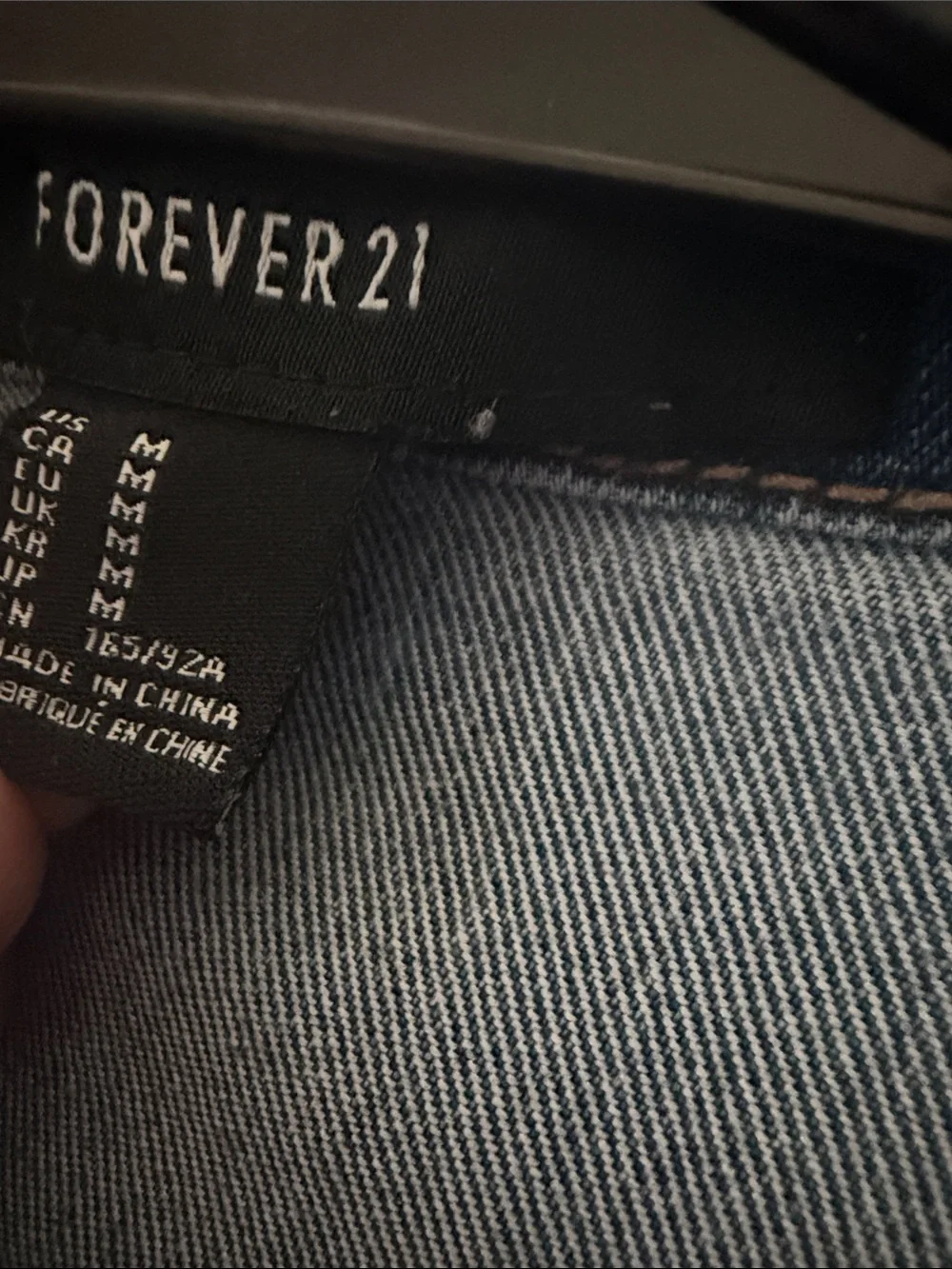 Forever 21 blue denim